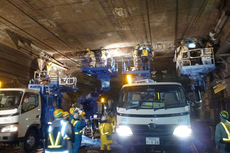 トンネル老朽化対策工事の内容 イメージ2